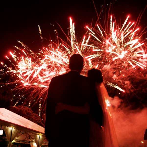 Foto: Hochzeitsfeuerwerk